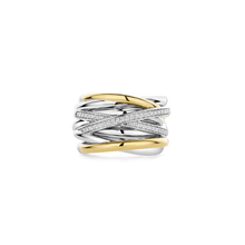 Load image into Gallery viewer, Zirconia Crossover Ring
