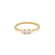 Load image into Gallery viewer, 24Kae Ring with stones and pearl
