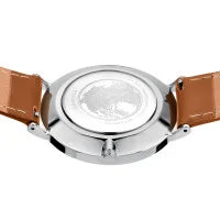 Load image into Gallery viewer, BERING Classic Polished Silver Leather