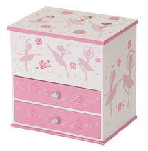 Load image into Gallery viewer, Rose Ballerina Musical Jewellery Box