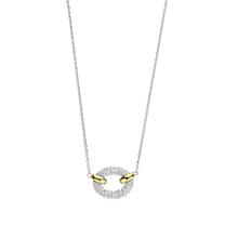 Load image into Gallery viewer, Ti sento silver cz pendant on chain