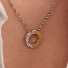 Load image into Gallery viewer, Contrast Zirconia Necklace