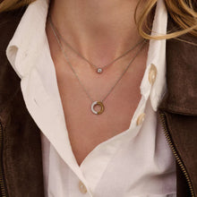 Load image into Gallery viewer, Contrast Zirconia Necklace