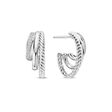 Load image into Gallery viewer, Zirconia Structure Earrings