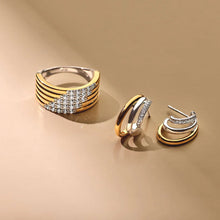 Load image into Gallery viewer, Zirconia Structure Earrings