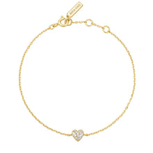 Load image into Gallery viewer, Gold Sweetheart Pavé Bracelet