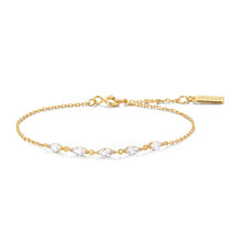Load image into Gallery viewer, Zoom Gold Quintet Marquise Bracelet