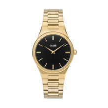 Load image into Gallery viewer, Vigoureux Watch Steel, Black, Gold Colour