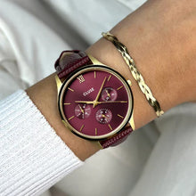 Load image into Gallery viewer, Minuit Multifunction Watch Leather