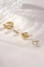 Load image into Gallery viewer, Gold Pear Studs