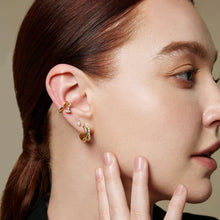 Load image into Gallery viewer, Gold Pear Studs
