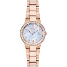 Load image into Gallery viewer, Citizen Silhouette Crystal Rose Gold