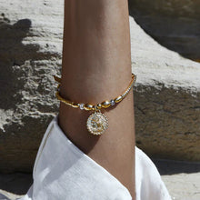 Load image into Gallery viewer, Divine Goddess Black Rutilated Quartz Bracelet