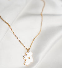 Load image into Gallery viewer, Ireland Heart Map Necklace