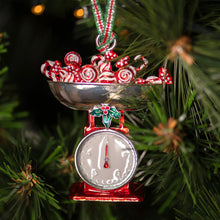 Load image into Gallery viewer, Retro Weighing Scales Christmas Tree Decoration
