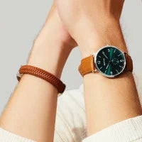 Load image into Gallery viewer, BERING Classic Polished Silver Leather