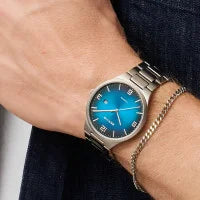 Load image into Gallery viewer, Gents Titanium Brushed Silver