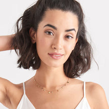 Load image into Gallery viewer, Gold Geometry Mixed Discs Necklace