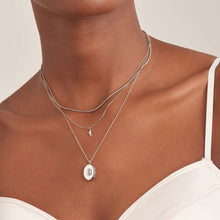 Load image into Gallery viewer, Silver Snake Chain Necklace