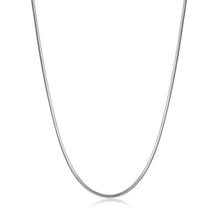 Load image into Gallery viewer, Silver Snake Chain Necklace