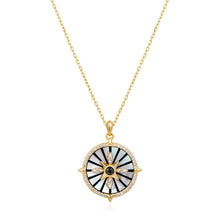 Load image into Gallery viewer, Gold Astrolabe Necklace