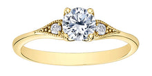 Load image into Gallery viewer, 18ct yellow gold Diamond engagement ring