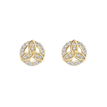 Load image into Gallery viewer, TRINITY KNOT STUD EARRINGS