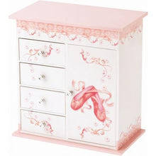 Load image into Gallery viewer, Ballet Shoes Musical Jewellery Box
