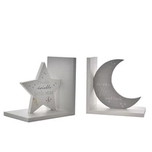 Load image into Gallery viewer, BOOKENDS STAR & MOON - LOVE YOU
