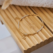 Load image into Gallery viewer, Mixed Metal Double Star Bracelet