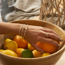Load image into Gallery viewer, Mixed Metal Twisted Oval Bracelet