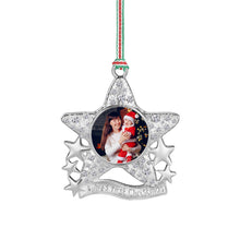 Load image into Gallery viewer, Babys First Christmas Photoframe Tree Decoration