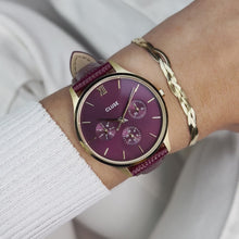 Load and play video in Gallery viewer, Minuit Multifunction Watch Leather