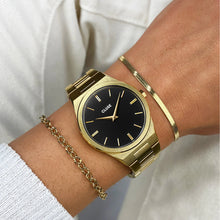 Load image into Gallery viewer, Vigoureux Watch Steel, Black, Gold Colour