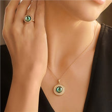 Load image into Gallery viewer, Pendant with Montana Coloured Stone