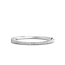 Load image into Gallery viewer, Ti Sento Silver Bangle with Cz