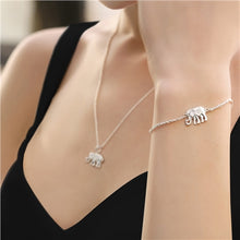 Load image into Gallery viewer, Amy Huberman Silver Plated Bracelet with Elephant
