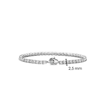 Load image into Gallery viewer, Ti Sento Silver Tennis Bracelet