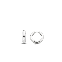 Load image into Gallery viewer, Ti Sento Silver Hoop Earrings