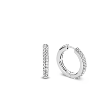 Load image into Gallery viewer, Ti Sento Cz Hoop Earring