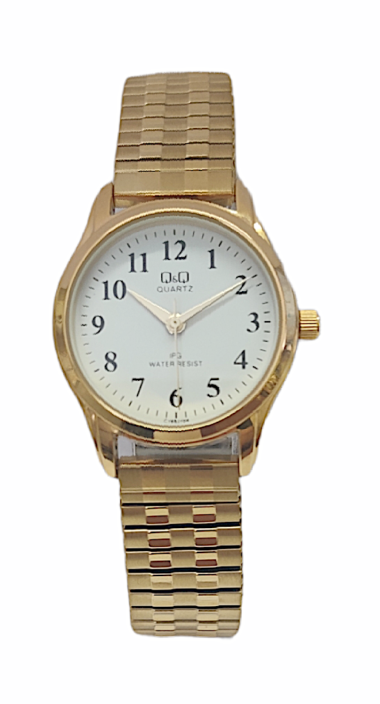 Ladies QQ Gold Expandable Watch