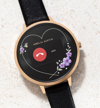 Load image into Gallery viewer, Series 03 Black Strap Pink Floral