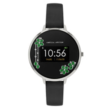 Load image into Gallery viewer, Series 03 Black Strap Green Floral