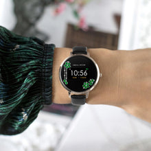 Load image into Gallery viewer, Series 03 Black Strap Green Floral