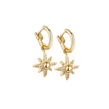 Load image into Gallery viewer, Amy Huberman Star Earrings with Clear Stones