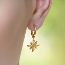Load image into Gallery viewer, Amy Huberman Star Earrings with Clear Stones