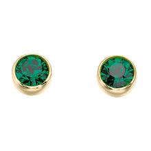 Load image into Gallery viewer, Gold Plated Sterling Silver Birthstone Earrings
