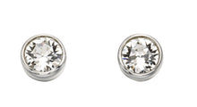 Load image into Gallery viewer, Sterling Silver Birthstone Stud Earrings
