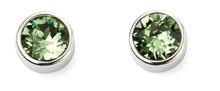 Load image into Gallery viewer, Sterling Silver Birthstone Stud Earrings