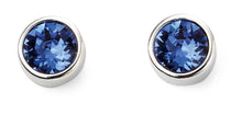 Load image into Gallery viewer, Sterling Silver Birthstone Stud Earrings